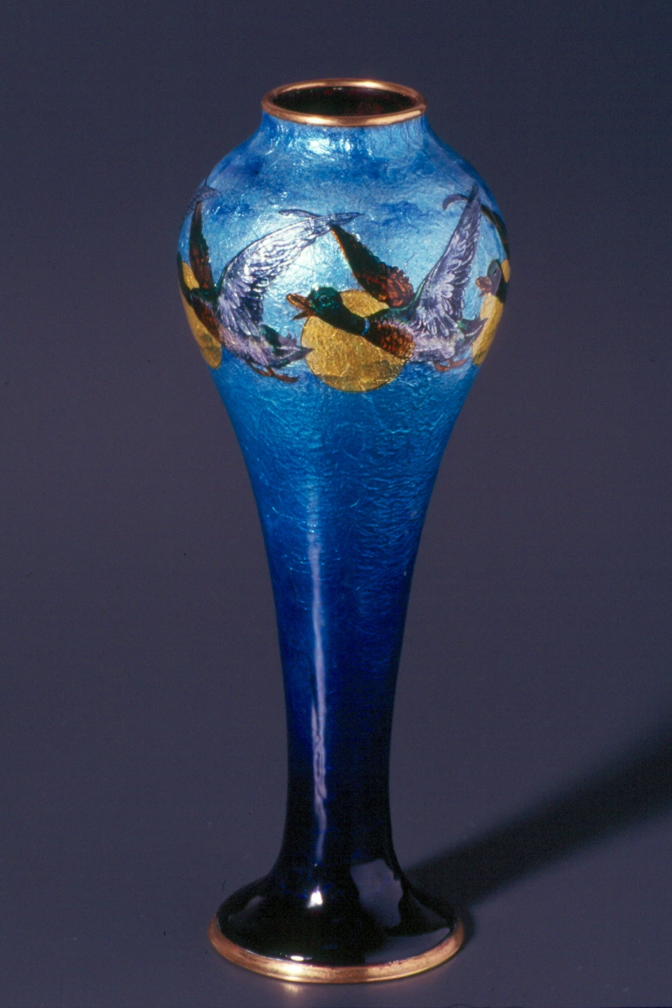FAURE-MARTY, vase aux canards (inv.511), musée des beaux arts de Limoges